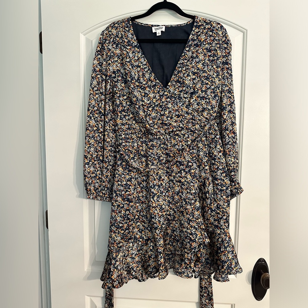 Women’s “The Drop” Floral Tie Waist Mini Dress